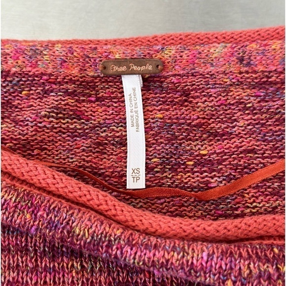 2 for $26 Free People Prism Oversized Knit Pullover Sweater Size XS - Picture 6 of 9